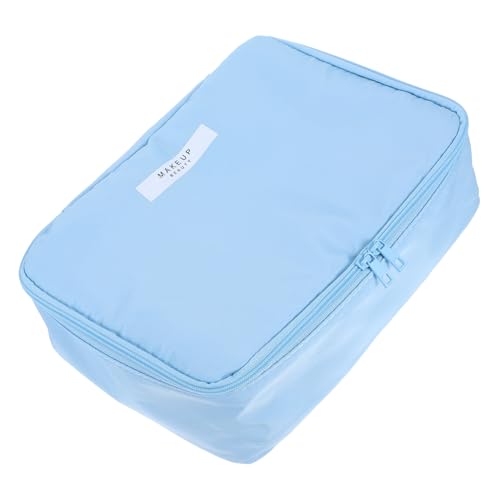 VALICLUD wasserdichte Kosmetiktasche mit Trennwand und Henkel Großer Make Up Organizer für Damen Geräumige Reise Kulturbeutel für Zuhause und Unterwegs Robustes Material Vielseitige von VALICLUD