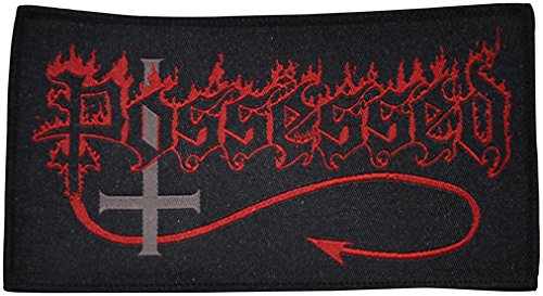 value-merch POSSESSED - Logo - Aufnäher Patch - woven patch - ca. 14,5 x 7,5 cm von value-merch