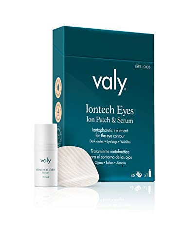 VALY- Augenkontur- Iontech Eyes - Augenkonturbehandlung Eye pads & Serum - Mesolifitng-Behandlung für die Augenkontur - 6 Patch-Kits 1 Serum von 15 ml von VALY