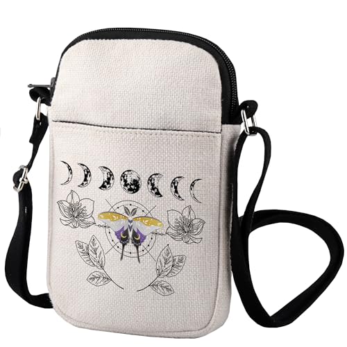 Asexual Pride Crossbody Bag Celestial Luna Moth Rainbow Gay Pride Gay Pride Month Festival Subtle Demisexual, Butterfly-6 von VAMSII