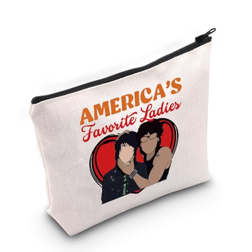 VAMSII America's Favorite Damen Make-up-Tasche Fandom Kosmetiktasche Trendy Merch, Favorite Damen M von VAMSII