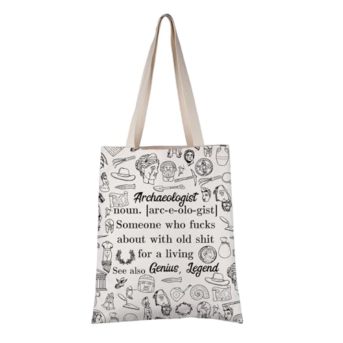 VAMSII Archäologen Wertschätzungsgeschenk Archäologen Definition Tote Bag Archäologie Handtasche Archäologe Abschluss Geschenk, Archäologe Definition T, Classic von VAMSII