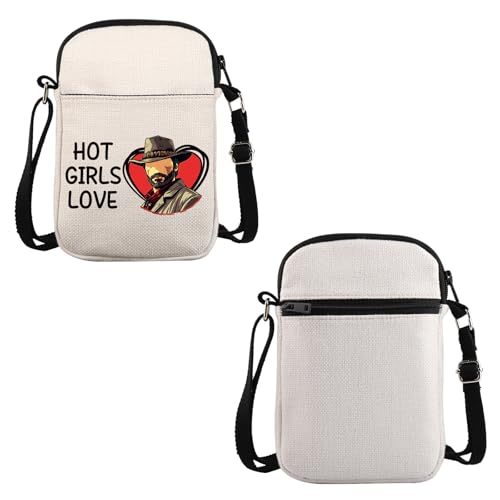 VAMSII Cowboy-Spiel inspiriertes Geschenk, Hot G-irls Loves A Crossbody Bag Gamer Fandom Travel Game Merch, Hot G-irls Loves a C von VAMSII