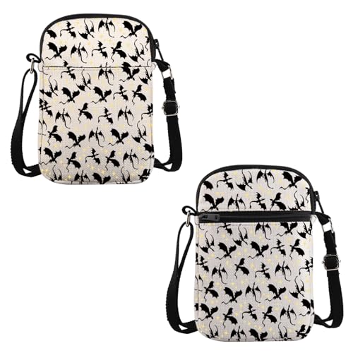 VAMSII Fantasy Book Inspired Gift Dragon Riders Fandom Crossbody Bag Bookish Fandom Travel Romantasy Reader Merch, Dragon Riders Fandom C VAMSII Fantasy Book Inspired Gift Dragon Riders Fandom Crossbody Bag Bookish Fandom Travel Romantasy Reader Merch, Dragon Riders Fandom C von VAMSII