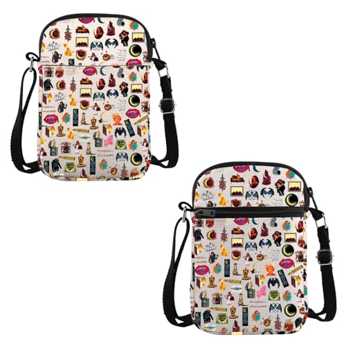 VAMSII Fantasy Book Inspired Gift Romance Book Reader Crossbody Bag Book Fan Travel Bookish Merch, Romance Book Reader C VAMSII Fantasy Book Inspired Gift Romance Book Reader Crossbody Bag Book Fan Travel Bookish Merch, Romance Book Reader C von VAMSII