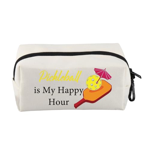 VAMSII Pickleball-Liebhaber-Tasche, Pickleball-Spielertasche, King of The Court, Geschenk für Pickleball-Coach, Pickleball-Liebhaber, Geschenk (Happy Hour) von VAMSII