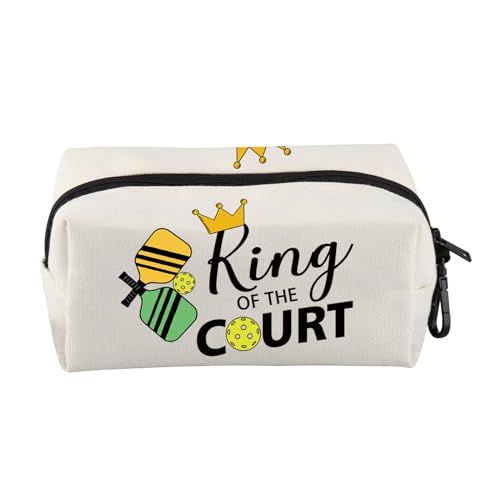 VAMSII Pickleball-Liebhaber-Tasche, Pickleball-Spielertasche, King of the Court, Geschenk für Pickleball-Coach, Pickleball-Liebhaber, Geschenk (King of the Court) von VAMSII