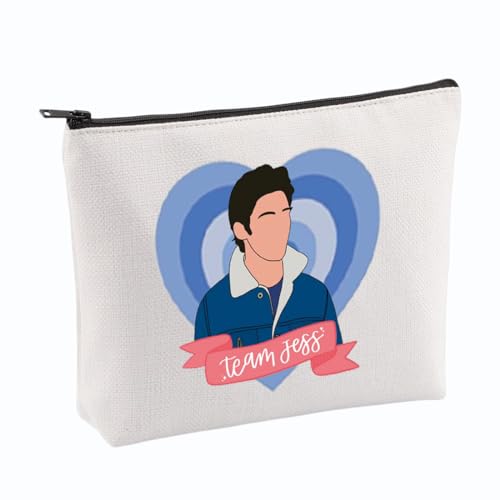 VAMSII Team Jess Gifts G Girls Make-up-Tasche G Girls Merchandise Team Jess Fans Geschenke TV-Show inspirierte Reißverschlusstasche für Freunde, Beige, Classic von VAMSII