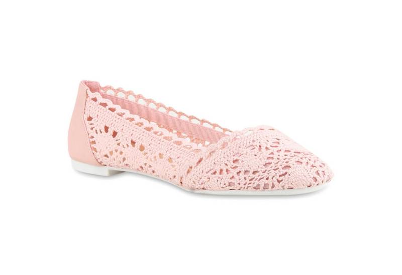 VAN HILL 810414 Ballerina Klassische Bequeme Damen Ballerinas Spitze Flats Häkeloptik VAN HILL 810414 Ballerina Klassische Bequeme Damen Ballerinas Spitze Flats Häkeloptik von VAN HILL