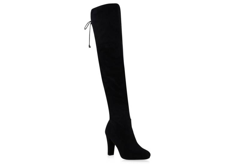VAN HILL 811288 Overkneestiefel Modische Damen Stiefel Overknees Schleifen Perlen Absatz VAN HILL 811288 Overkneestiefel Modische Damen Stiefel Overknees Schleifen Perlen Absatz von VAN HILL