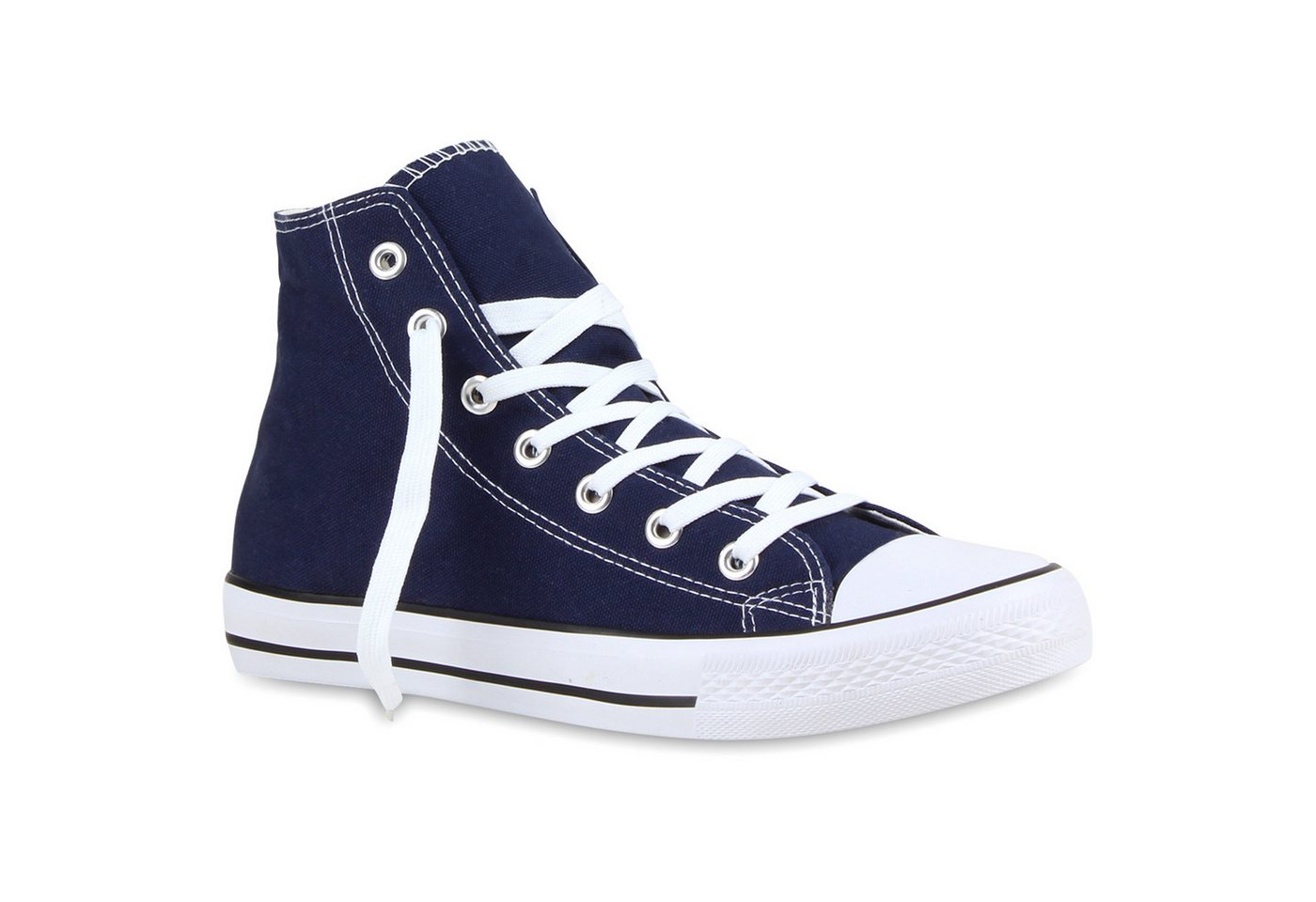 VAN HILL 811382 Sneaker Freizeit Herren Sneakers High Viele Farben & Größen Canvas von VAN HILL