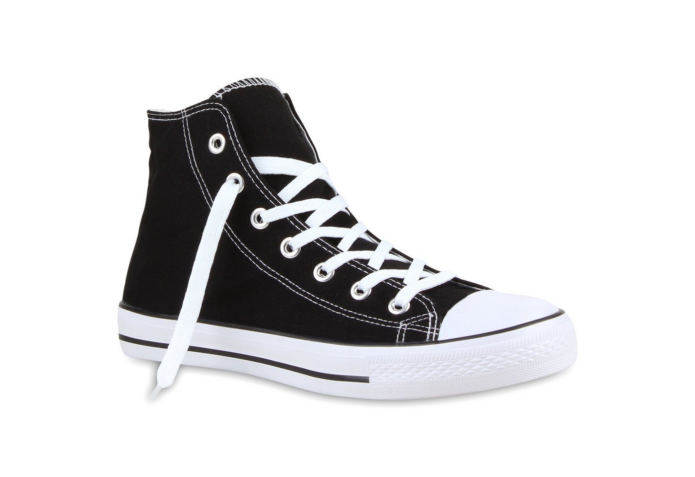 VAN HILL 811382 Sneaker Freizeit Herren Sneakers High Viele Farben & Größen Canvas von VAN HILL