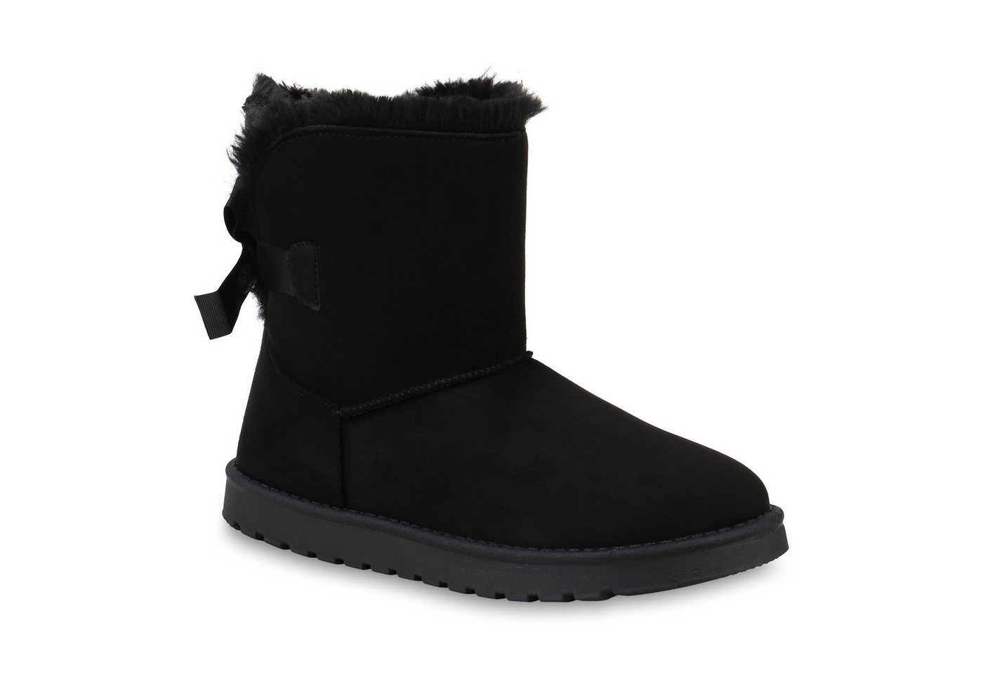 VAN HILL 824965 Schlupfboots Damen Stiefeletten Schlupfstiefel Warm Gefütterte Winter Boots von VAN HILL