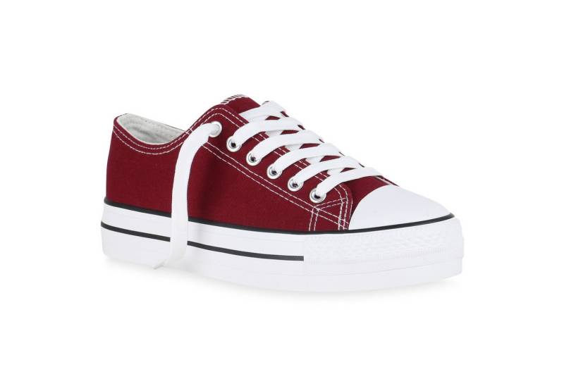 VAN HILL 825894 Plateausneaker Damen Plateau Sneaker Turnschuhe Schnürer Basic Plateauschuhe VAN HILL 825894 Plateausneaker Damen Plateau Sneaker Turnschuhe Schnürer Basic Plateauschuhe von VAN HILL