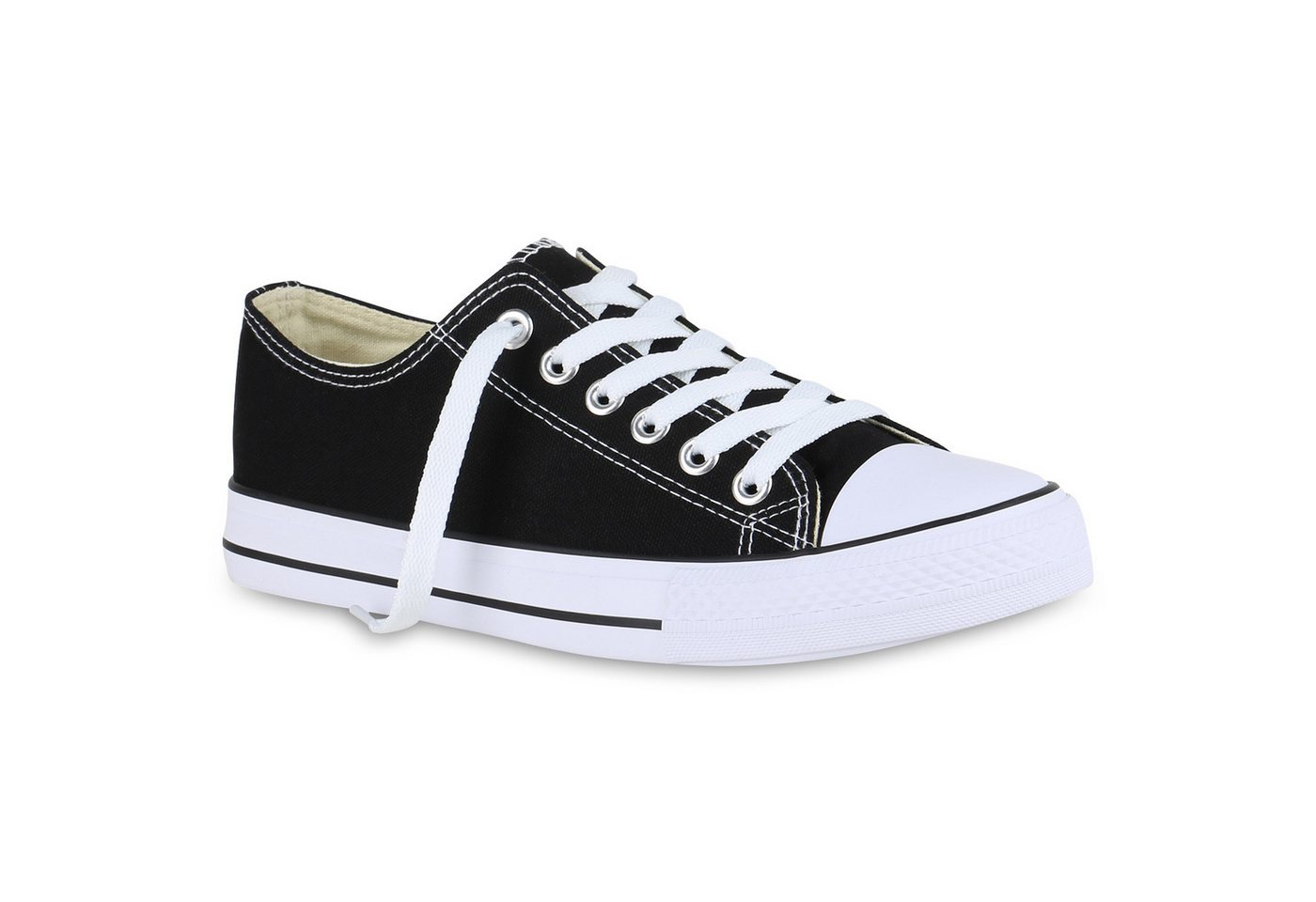 VAN HILL 826094 Sneaker Herren Sneaker Low Canvas Turnschuhe Schnürer Freizeitschuhe von VAN HILL