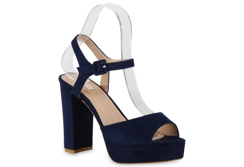 VAN HILL 826158 Plateausandaletten Damen Plateau Sandaletten Blockabsatz Party High Heels VAN HILL 826158 Plateausandaletten Damen Plateau Sandaletten Blockabsatz Party High Heels von VAN HILL