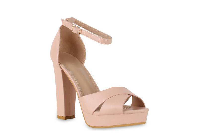 VAN HILL 830742 Plateausandaletten Damen Plateau Sandaletten Blockabsatz Party High Heels VAN HILL 830742 Plateausandaletten Damen Plateau Sandaletten Blockabsatz Party High Heels von VAN HILL