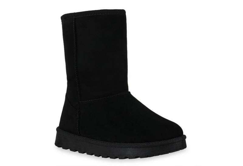 VAN HILL 836446 Schlupfboots Damen Warm Gefütterte Schlupfstiefeletten Profil-Sohle von VAN HILL