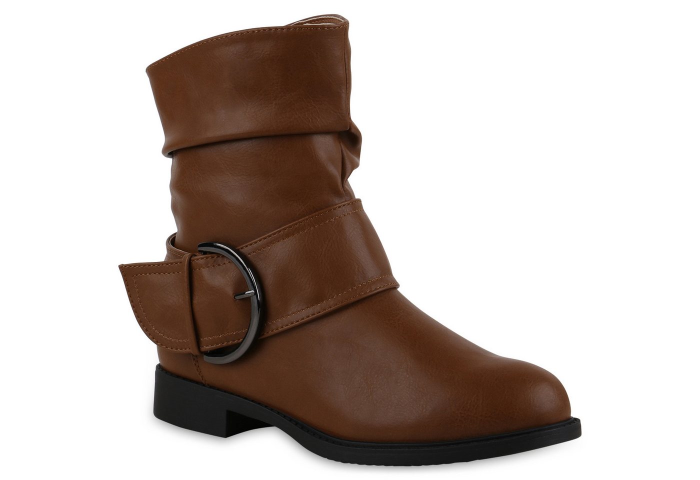 VAN HILL 837602 Schlupfboots Damen Leicht Gefütterte Schlupfstiefeletten Schnallen von VAN HILL