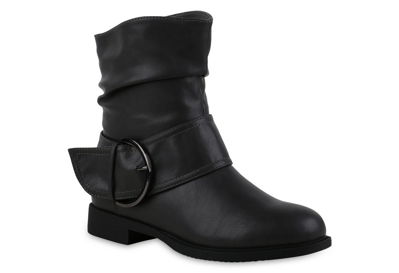 VAN HILL 837602 Schlupfboots Damen Leicht Gefütterte Schlupfstiefeletten Schnallen von VAN HILL