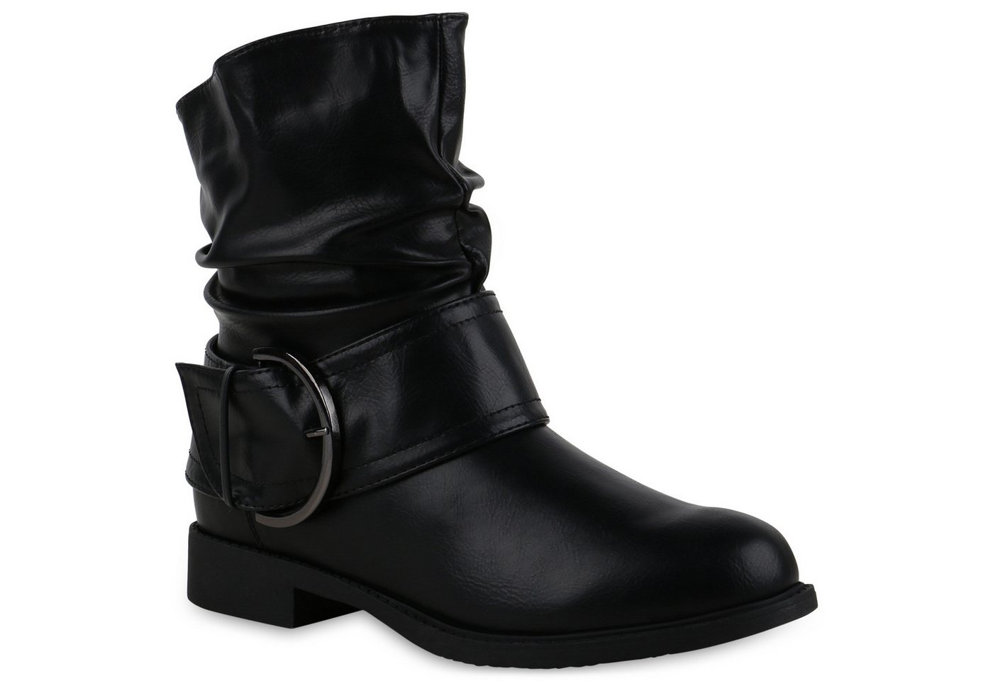 VAN HILL 837602 Schlupfboots Damen Leicht Gefütterte Schlupfstiefeletten Schnallen von VAN HILL