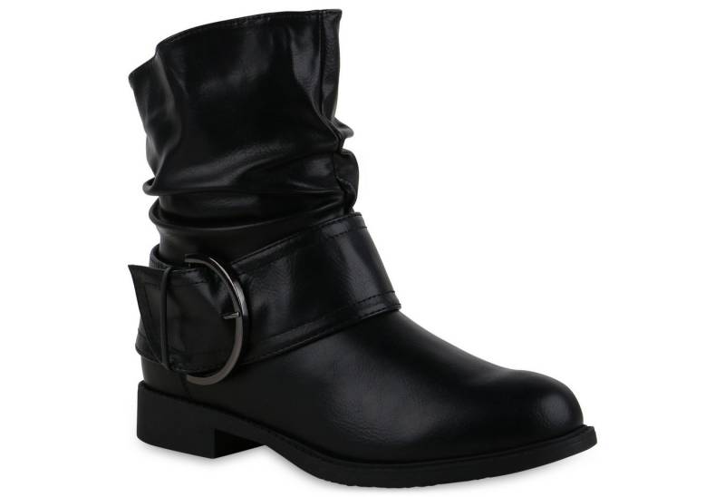 VAN HILL 837602 Schlupfboots Damen Leicht Gefütterte Schlupfstiefeletten Schnallen von VAN HILL