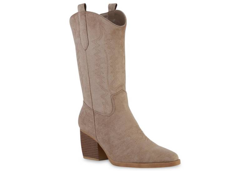 VAN HILL 838384 Cowboystiefel Damen Stiefel Cowboystiefel Holzoptikabsatz Stickereien VAN HILL 838384 Cowboystiefel Damen Stiefel Cowboystiefel Holzoptikabsatz Stickereien von VAN HILL