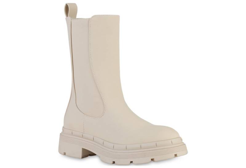 VAN HILL 839457 Stiefel Damen Klassische Stiefel Leicht Gefütterte Profil-Sohle von VAN HILL