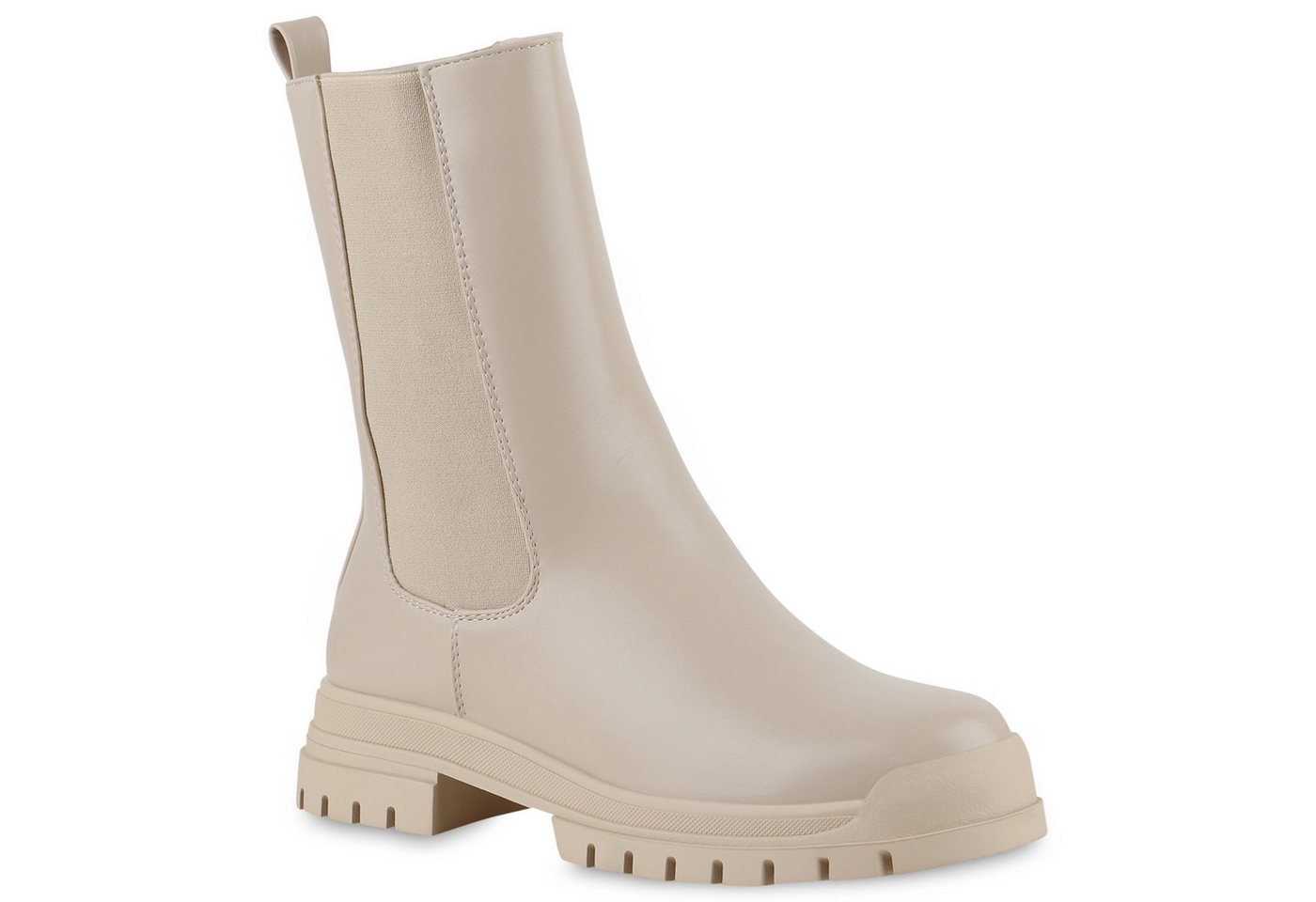 VAN HILL 839624 Stiefel Damen Leicht Gefütterte Klassische Stiefel Profil-Sohle von VAN HILL