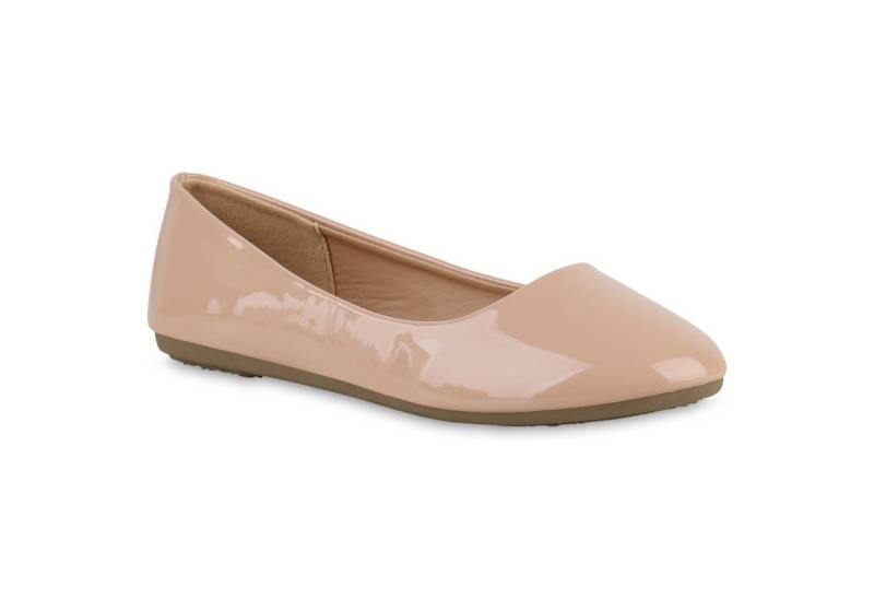 VAN HILL 840128 Ballerina Damen Klassische Ballerinas Lack Slippers Leder-Optik Abend- VAN HILL 840128 Ballerina Damen Klassische Ballerinas Lack Slippers Leder-Optik Abend- von VAN HILL