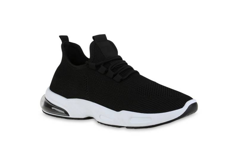 VAN HILL 840169 Laufschuh Damen Sportschuhe Laufschuhe Sportliche Strick Profil-Sohle von VAN HILL