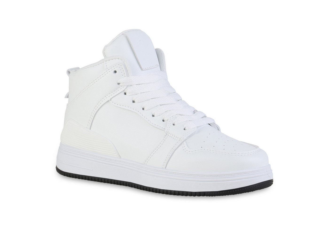 VAN HILL 840181 Sneaker Damen Sneaker High Schnürer Bequeme Profil-Sohle von VAN HILL