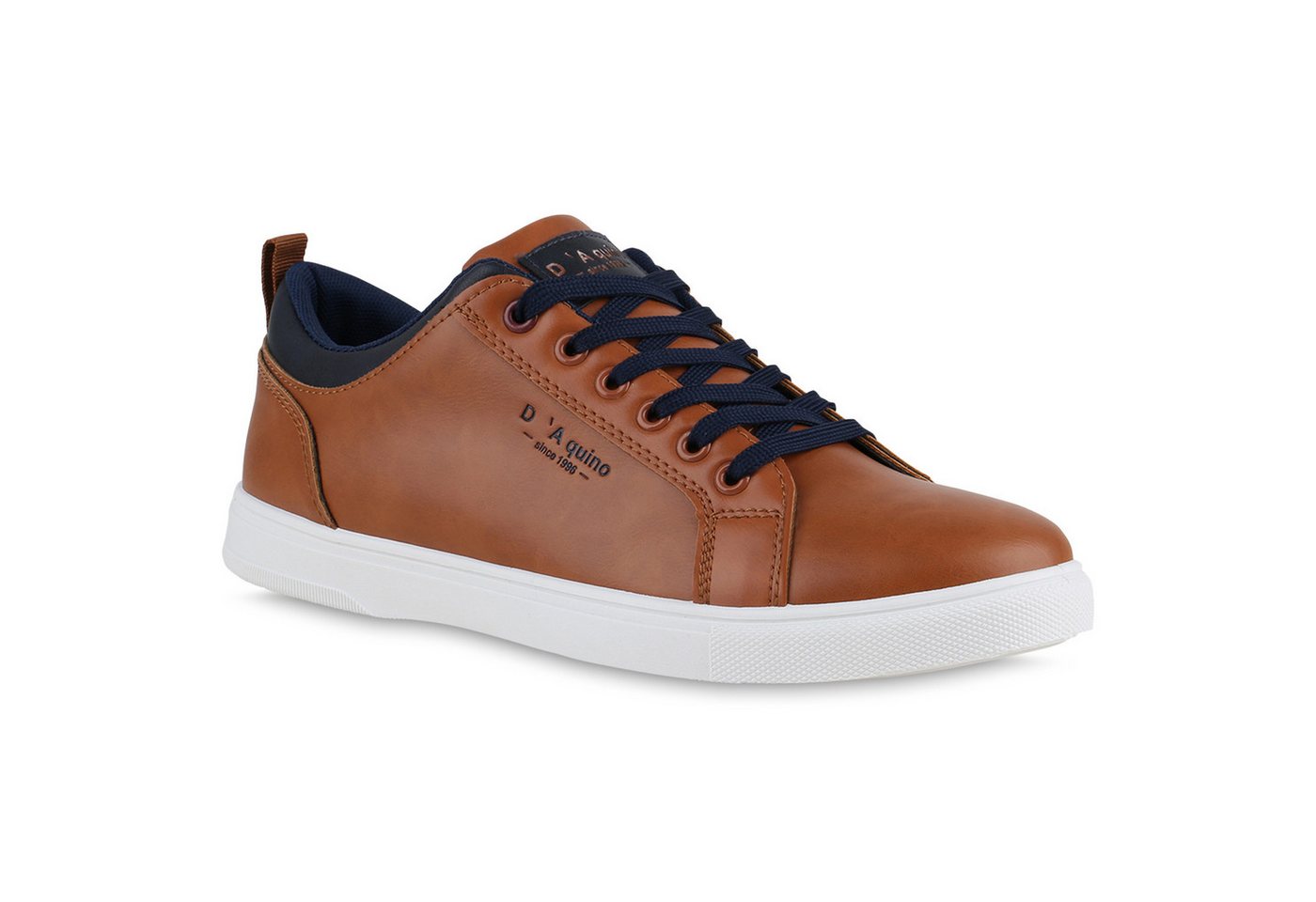 VAN HILL 840513 Sneaker Herren Sneaker Low Basic Schnürer Bequeme Freizeit von VAN HILL