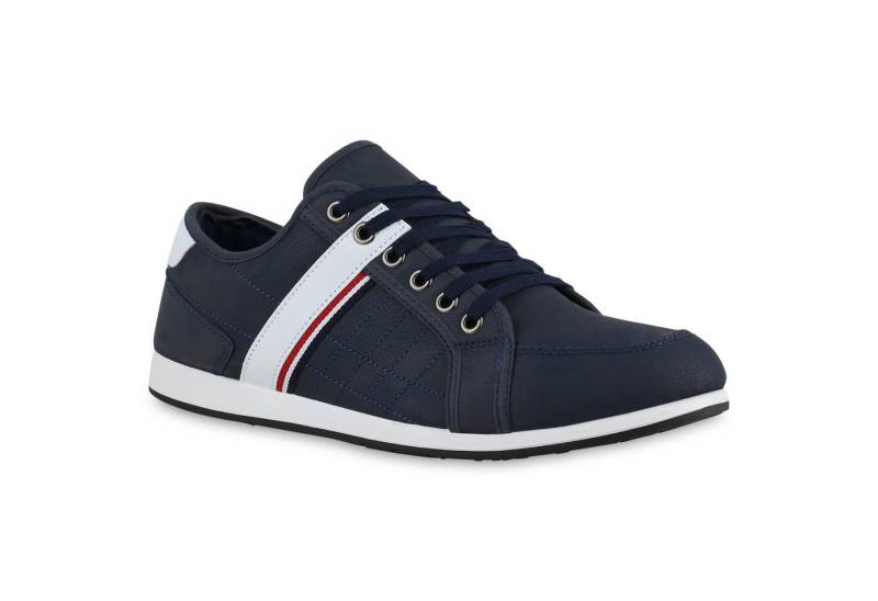 VAN HILL 840515 Sneaker Herren Sneaker Low Bequeme Schnürer Basic von VAN HILL