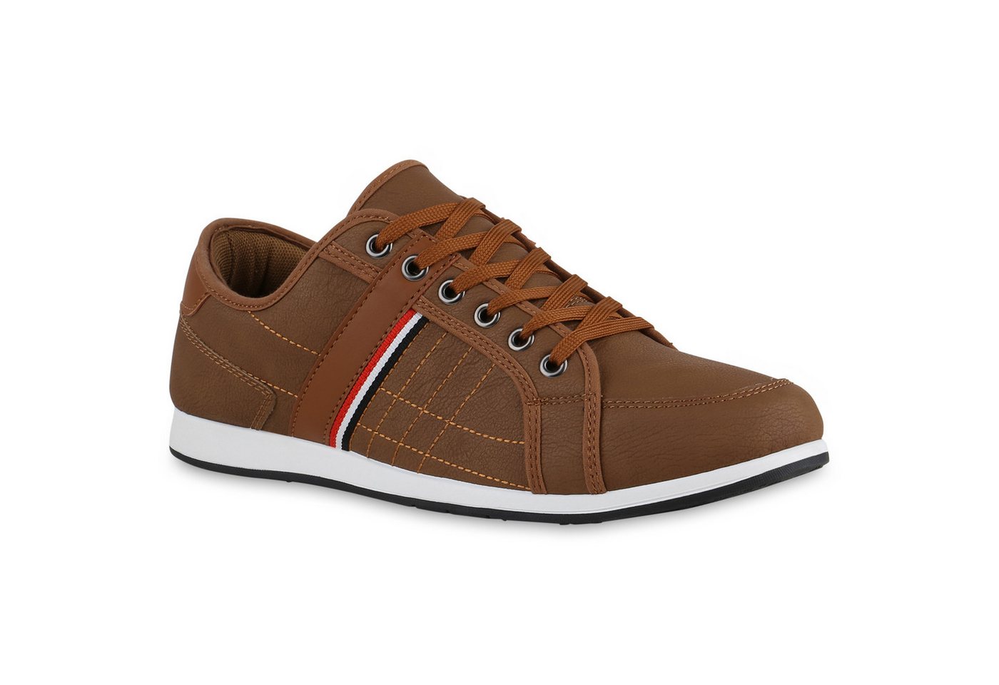 VAN HILL 840515 Sneaker Herren Sneaker Low Bequeme Schnürer Basic von VAN HILL