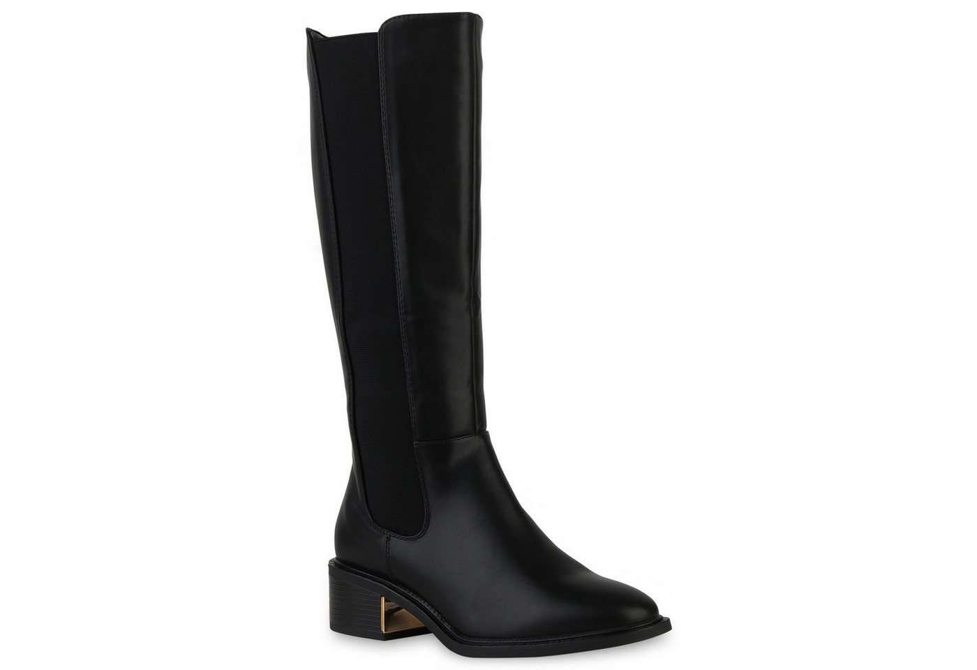 VAN HILL 840543 Stiefel Damen Leicht Gefütterte Klassische Stiefel Basic Boots von VAN HILL