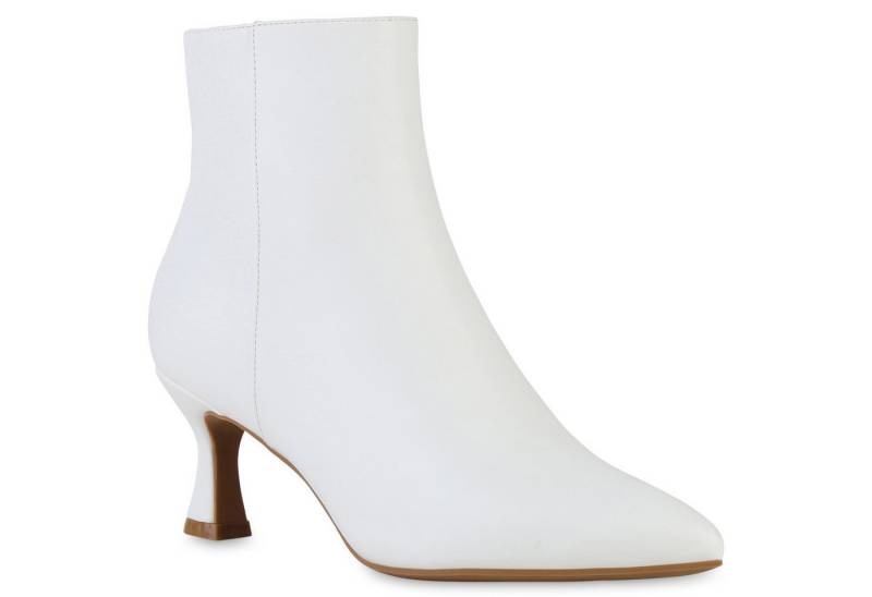 VAN HILL 840599 Stiefelette Damen Klassische Stiefeletten Stiletto Spitze Basic von VAN HILL