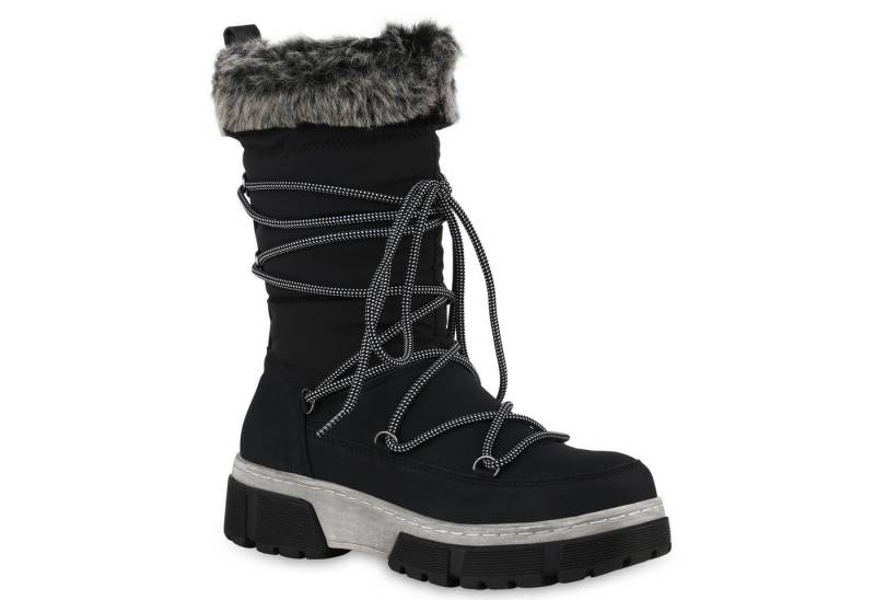 VAN HILL 840826 Winterstiefel Damen Gefütterte Winterstiefel Bequeme Kunstfell Plateau- VAN HILL 840826 Winterstiefel Damen Gefütterte Winterstiefel Bequeme Kunstfell Plateau- von VAN HILL