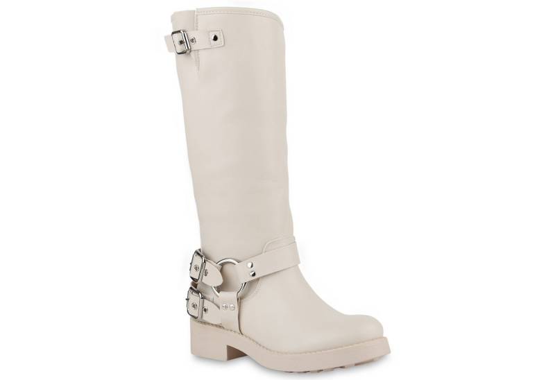 VAN HILL 840846 Stiefel Damen Leicht Gefüttert Bikerstiefel Stiefel Schnallen Niete VAN HILL 840846 Stiefel Damen Leicht Gefüttert Bikerstiefel Stiefel Schnallen Niete von VAN HILL