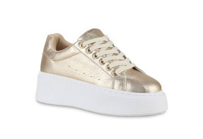 VAN HILL 840983 Plateausneaker Damen Plateau Sneaker Schnürer Wedges Freizeit Leder-Optik VAN HILL 840983 Plateausneaker Damen Plateau Sneaker Schnürer Wedges Freizeit Leder-Optik von VAN HILL