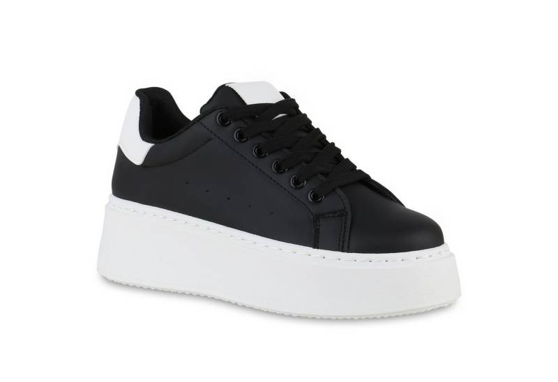 VAN HILL 840983 Plateausneaker Damen Plateau Sneaker Schnürer Wedges Freizeit Leder-Optik VAN HILL 840983 Plateausneaker Damen Plateau Sneaker Schnürer Wedges Freizeit Leder-Optik von VAN HILL
