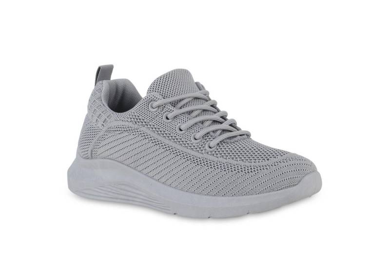 VAN HILL 841023 Laufschuh Damen Laufschuhe Sportschuhe Sportliche Strick Profil-Sohle von VAN HILL