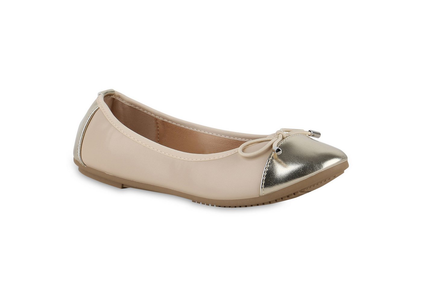 VAN HILL 841030 Ballerina Damen Klassische Ballerinas Elegante Lack Schleifen von VAN HILL