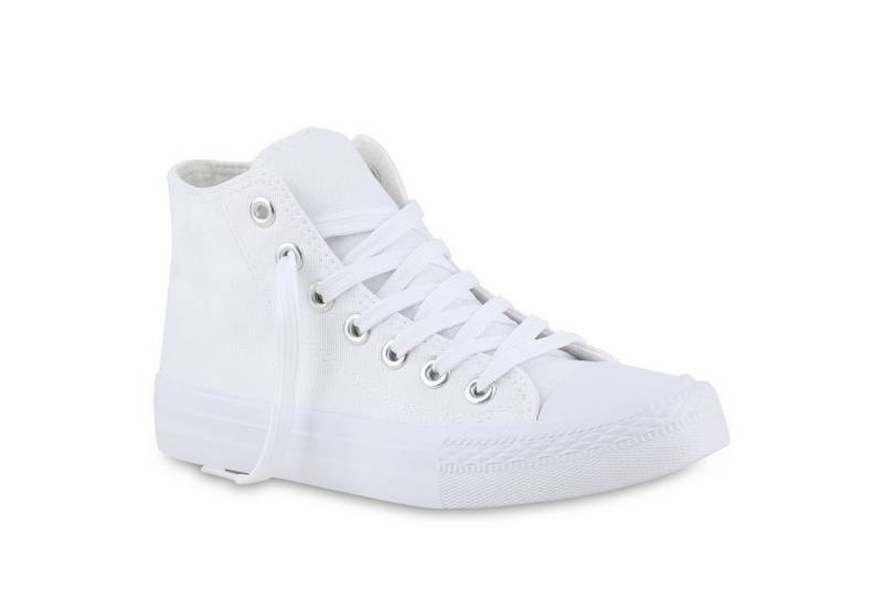 VAN HILL 841313 Sneaker Damen Sneaker High Schnürer Bequeme Basic Freizeit Stoff VAN HILL 841313 Sneaker Damen Sneaker High Schnürer Bequeme Basic Freizeit Stoff von VAN HILL