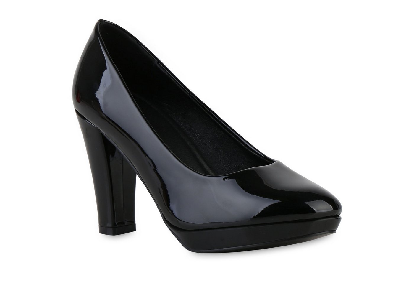 VAN HILL 841382 Pumps Damen Klassische Ballerinas Elegante Stiletto Lack von VAN HILL