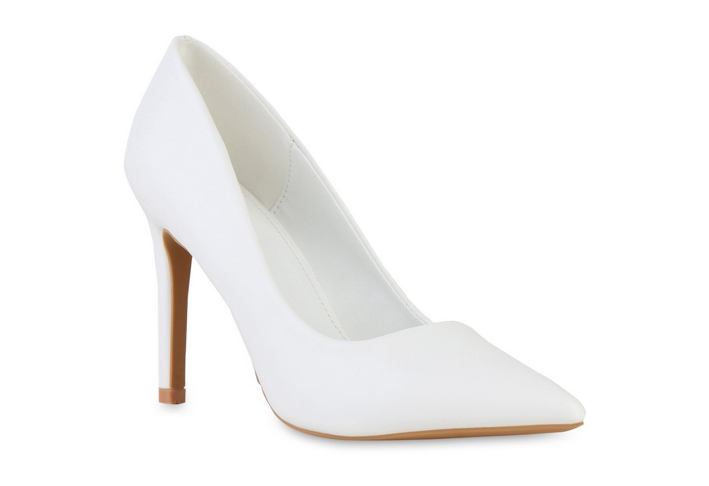 VAN HILL 841388 Pumps Damen Spitze Pumps Klassische Stiletto Elegante Absatz- von VAN HILL