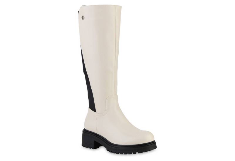 VAN HILL 841441 Stiefel Damen Leicht Gefütterte Klassische Stiefel Profil-Sohle von VAN HILL