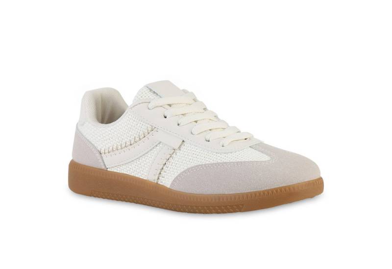 VAN HILL 841520 Sneaker Damen Sneaker Low Schnürer Bequeme Freizeit Strick Schnür- VAN HILL 841520 Sneaker Damen Sneaker Low Schnürer Bequeme Freizeit Strick Schnür- von VAN HILL