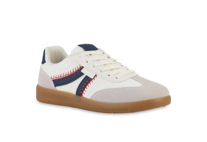 VAN HILL 841520 Sneaker Damen Sneaker Low Schnürer Bequeme Freizeit Strick Schnür- VAN HILL 841520 Sneaker Damen Sneaker Low Schnürer Bequeme Freizeit Strick Schnür- von VAN HILL