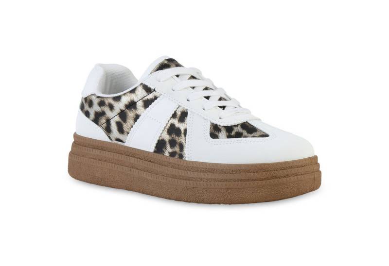 VAN HILL 841532 Plateausneaker Damen Plateau Sneaker Schnürer Basic Freizeit Schnür- VAN HILL 841532 Plateausneaker Damen Plateau Sneaker Schnürer Basic Freizeit Schnür- von VAN HILL